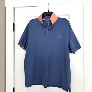 Men’s Vineyard Vines blue polo shirt